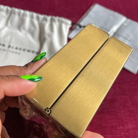 Brandon Blackwood Slim Kendrick Trunk in Gold Stainless Steel (NWT) - Picture 8 of 10